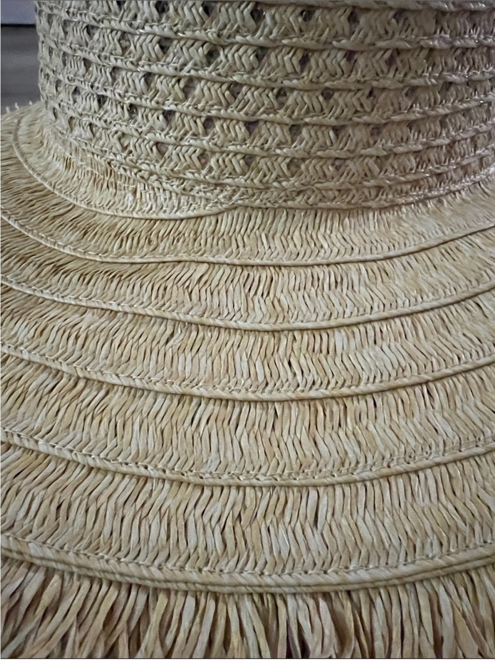 Wide-Brim Straw Sun Hat - Picture 6 of 6
